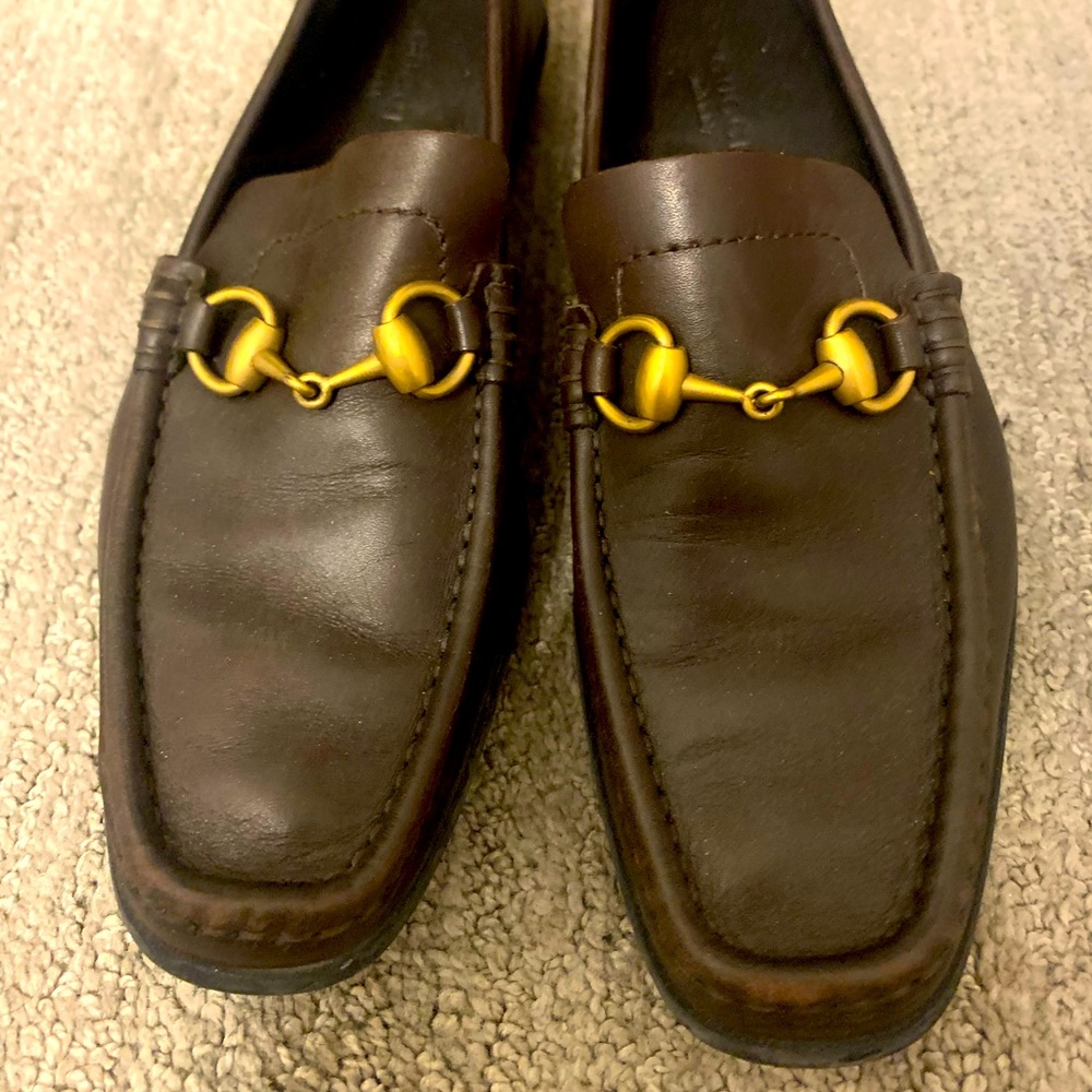 Gucci Horsebit Driving Flats Loafers style 117703